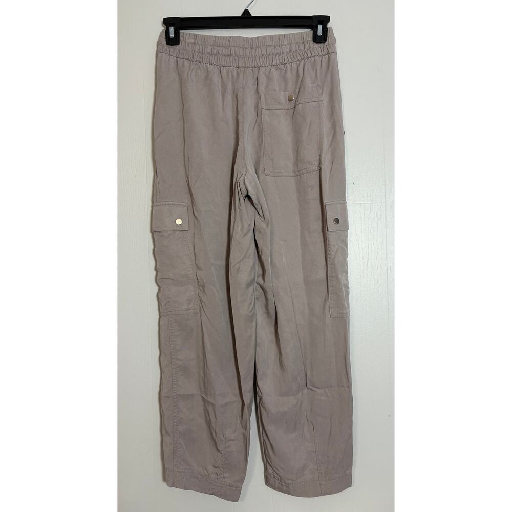 Athleta Small Tencel Drawstring Pull On Elastic Waist Casual Cargo Pocket Pant - Picture 5 of 9